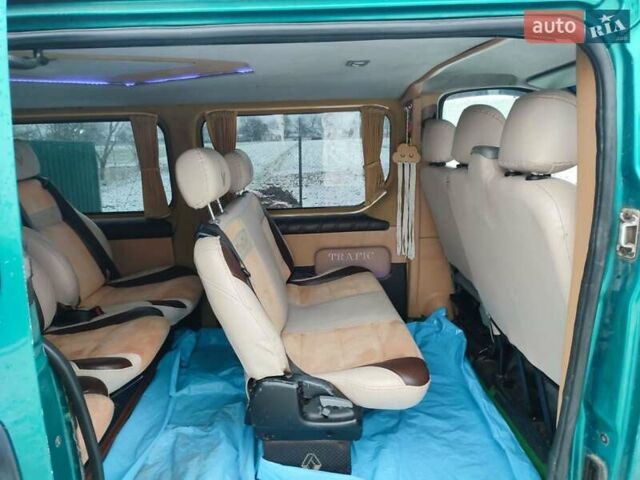 Зеленый Рено Трафик, объемом двигателя 1.9 л и пробегом 244 тыс. км за 7800 $, фото 11 на Automoto.ua