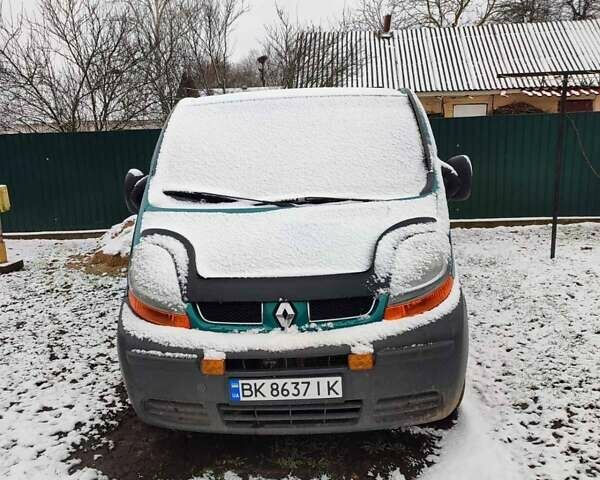 Зеленый Рено Трафик, объемом двигателя 1.9 л и пробегом 244 тыс. км за 7800 $, фото 5 на Automoto.ua