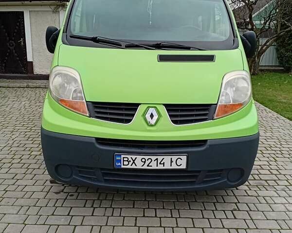 Зеленый Рено Трафик, объемом двигателя 2 л и пробегом 224 тыс. км за 9800 $, фото 4 на Automoto.ua