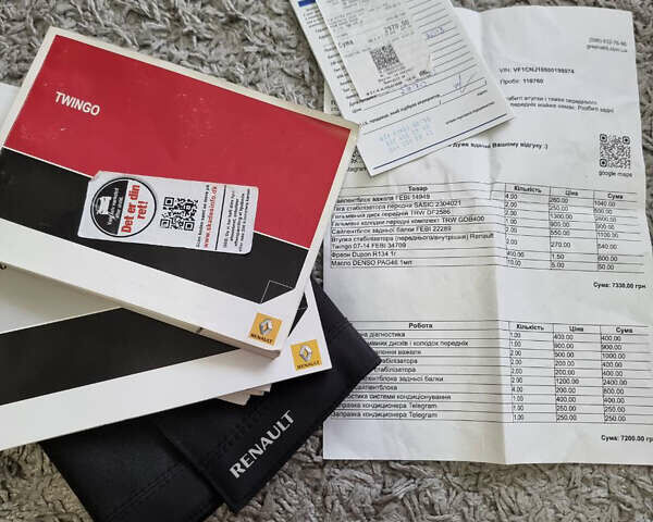 Білий Рено Твінго, об'ємом двигуна 1.2 л та пробігом 140 тис. км за 3500 $, фото 12 на Automoto.ua