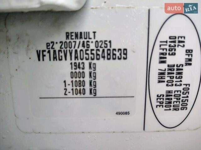 Білий Рено Зое, об'ємом двигуна 0 л та пробігом 40 тис. км за 6900 $, фото 16 на Automoto.ua