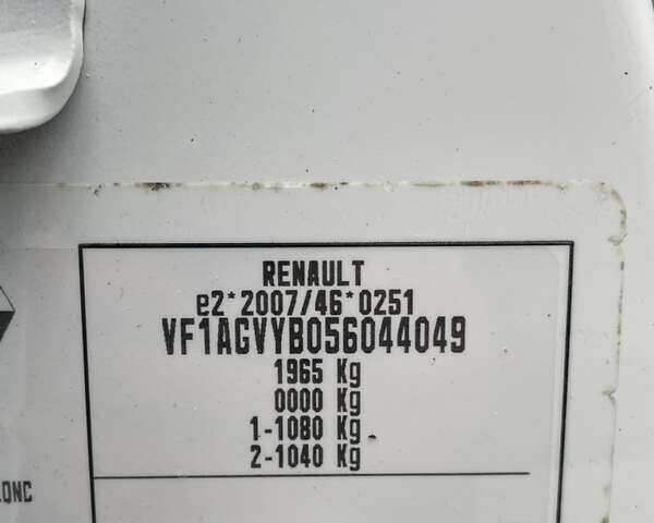 Белый Рено Зое, объемом двигателя 0 л и пробегом 115 тыс. км за 7100 $, фото 24 на Automoto.ua