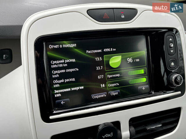 Белый Рено Зое, объемом двигателя 0 л и пробегом 115 тыс. км за 5950 $, фото 21 на Automoto.ua