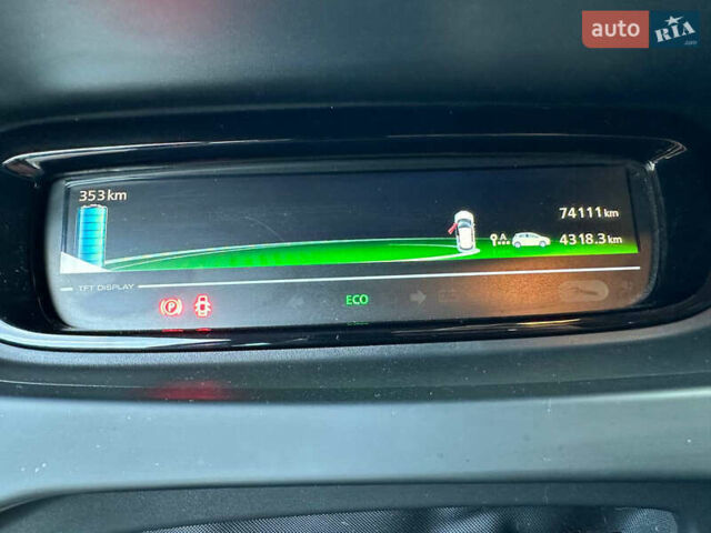 Белый Рено Зое, объемом двигателя 0 л и пробегом 74 тыс. км за 8999 $, фото 14 на Automoto.ua