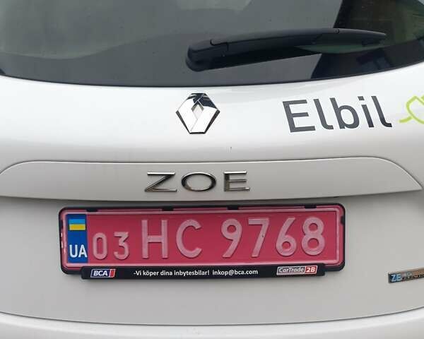 Рено Зое 2019 в Ровно на Automoto.ua Белый Рено Зое, объемом двигателя 0 л и пробегом 139 тыс. км за 8750 $, фото 1 на Automoto.ua