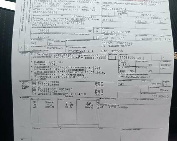 Белый Рено Зое, объемом двигателя 0 л и пробегом 139 тыс. км за 8899 $, фото 13 на Automoto.ua
