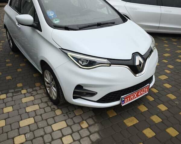 Белый Рено Зое, объемом двигателя 0 л и пробегом 59 тыс. км за 13200 $, фото 1 на Automoto.ua