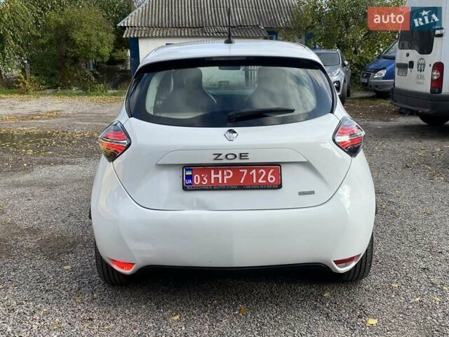 Белый Рено Зое, объемом двигателя 0 л и пробегом 65 тыс. км за 11900 $, фото 5 на Automoto.ua
