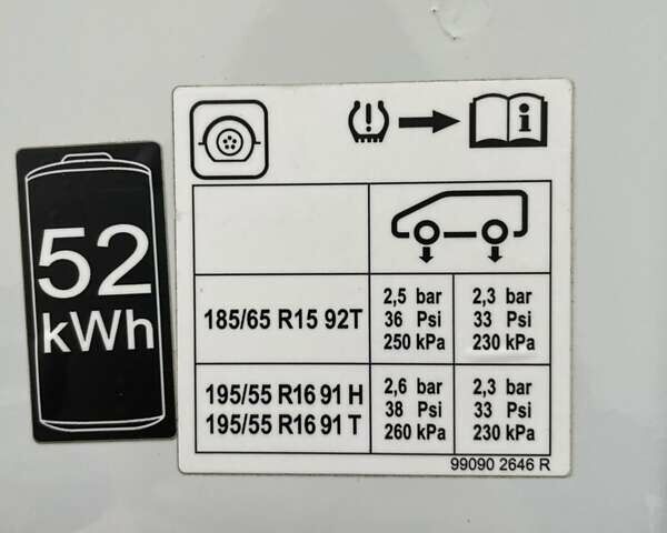 Белый Рено Зое, объемом двигателя 0 л и пробегом 58 тыс. км за 11996 $, фото 22 на Automoto.ua