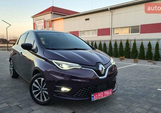 Фиолетовый Рено Зое, объемом двигателя 0 л и пробегом 100 тыс. км за 11950 $, фото 2 на Automoto.ua