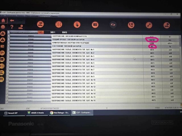 Червоний Рено Зое, об'ємом двигуна 0 л та пробігом 142 тис. км за 8750 $, фото 16 на Automoto.ua