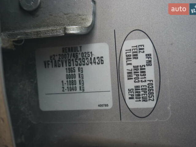 Серый Рено Зое, объемом двигателя 0 л и пробегом 98 тыс. км за 7200 $, фото 59 на Automoto.ua