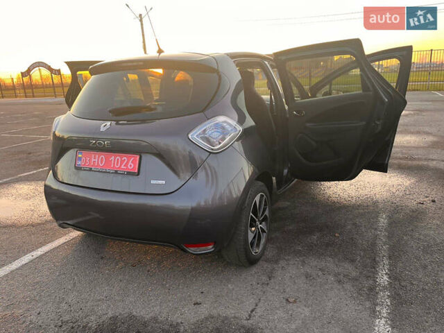 Сірий Рено Зое, об'ємом двигуна 0 л та пробігом 96 тис. км за 9200 $, фото 3 на Automoto.ua