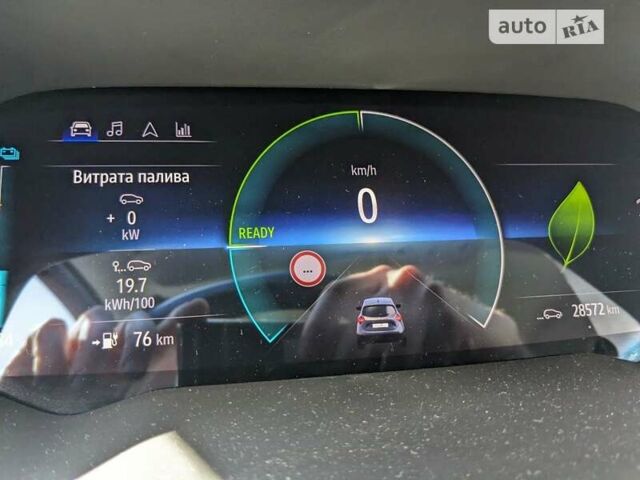 Сірий Рено Зое, об'ємом двигуна 0 л та пробігом 28 тис. км за 16555 $, фото 6 на Automoto.ua