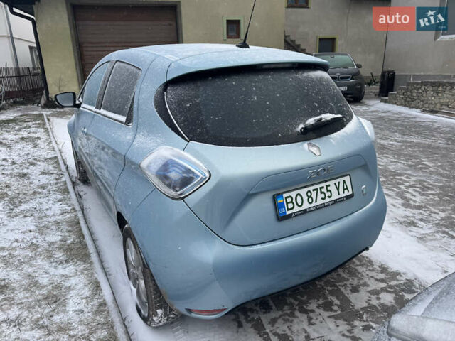 Синий Рено Зое, объемом двигателя 0 л и пробегом 75 тыс. км за 6300 $, фото 3 на Automoto.ua