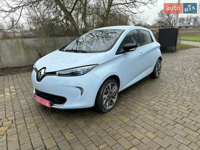 Синий Рено Зое, объемом двигателя 0 л и пробегом 22 тыс. км за 7599 $, фото 1 на Automoto.ua