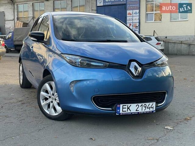 Синий Рено Зое, объемом двигателя 0 л и пробегом 105 тыс. км за 7150 $, фото 37 на Automoto.ua