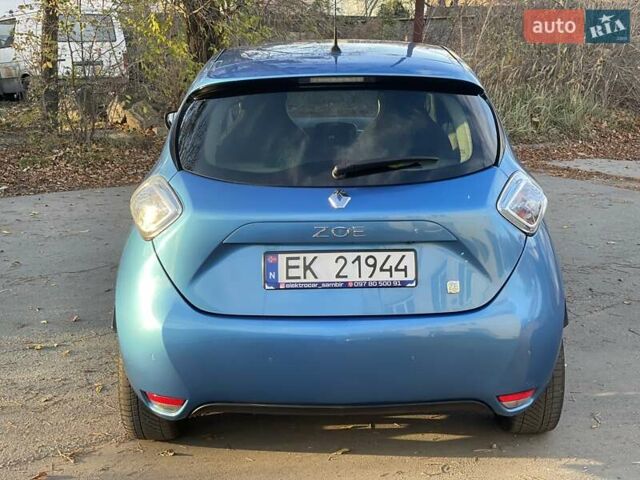 Синий Рено Зое, объемом двигателя 0 л и пробегом 105 тыс. км за 7150 $, фото 6 на Automoto.ua