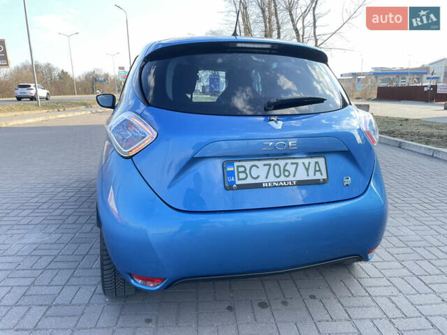 Синий Рено Зое, объемом двигателя 0 л и пробегом 93 тыс. км за 7599 $, фото 7 на Automoto.ua