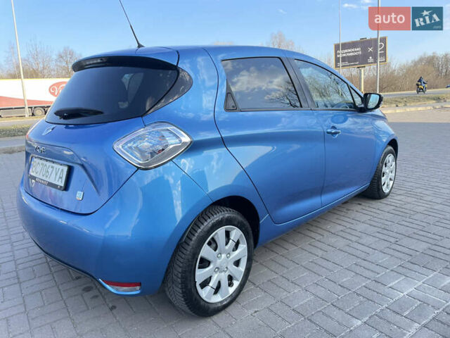 Синий Рено Зое, объемом двигателя 0 л и пробегом 93 тыс. км за 7599 $, фото 11 на Automoto.ua