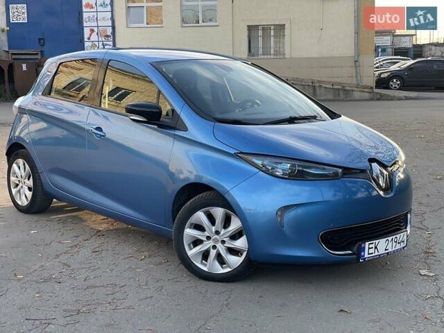 Синий Рено Зое, объемом двигателя 0 л и пробегом 105 тыс. км за 7150 $, фото 9 на Automoto.ua