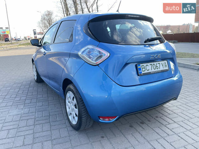 Синий Рено Зое, объемом двигателя 0 л и пробегом 93 тыс. км за 7599 $, фото 6 на Automoto.ua