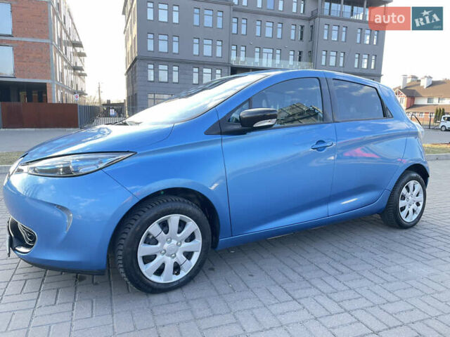 Синий Рено Зое, объемом двигателя 0 л и пробегом 93 тыс. км за 7599 $, фото 2 на Automoto.ua