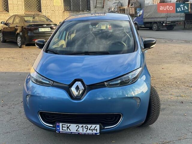 Синий Рено Зое, объемом двигателя 0 л и пробегом 105 тыс. км за 7150 $, фото 2 на Automoto.ua