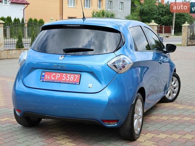 Синий Рено Зое, объемом двигателя 0 л и пробегом 156 тыс. км за 6999 $, фото 7 на Automoto.ua