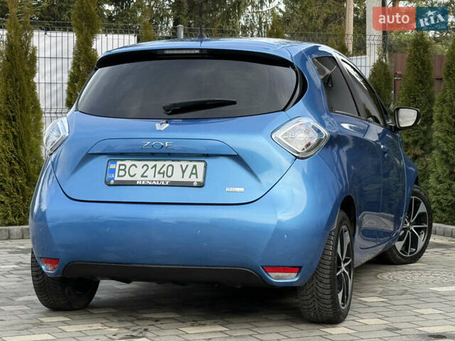 Синий Рено Зое, объемом двигателя 0 л и пробегом 104 тыс. км за 9750 $, фото 17 на Automoto.ua