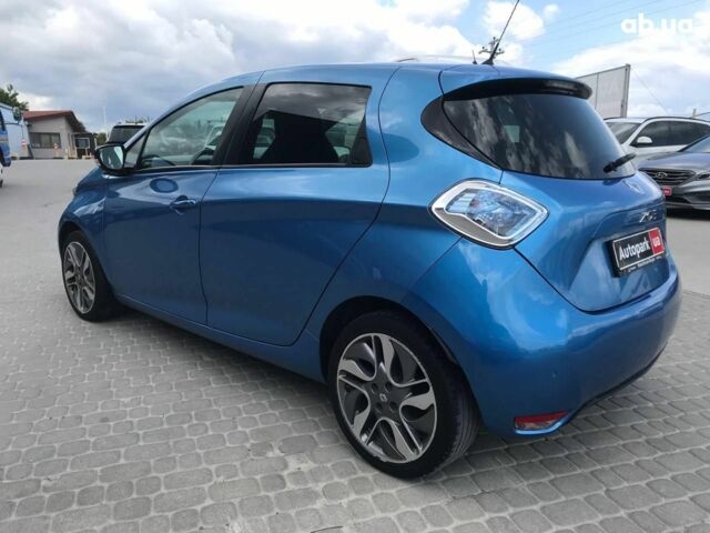 Синий Рено Зое, объемом двигателя 0 л и пробегом 137 тыс. км за 10190 $, фото 8 на Automoto.ua