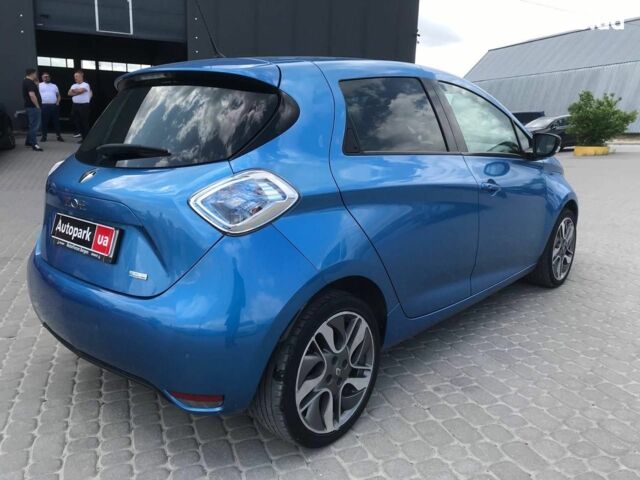 Синий Рено Зое, объемом двигателя 0 л и пробегом 137 тыс. км за 10190 $, фото 6 на Automoto.ua