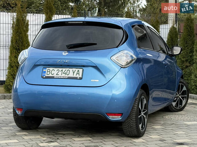 Синий Рено Зое, объемом двигателя 0 л и пробегом 104 тыс. км за 9750 $, фото 16 на Automoto.ua