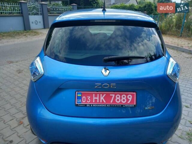 Синий Рено Зое, объемом двигателя 0 л и пробегом 86 тыс. км за 9800 $, фото 6 на Automoto.ua