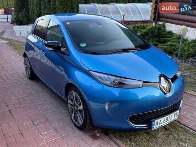 Синій Рено Зое, об'ємом двигуна 0 л та пробігом 110 тис. км за 8900 $, фото 1 на Automoto.ua
