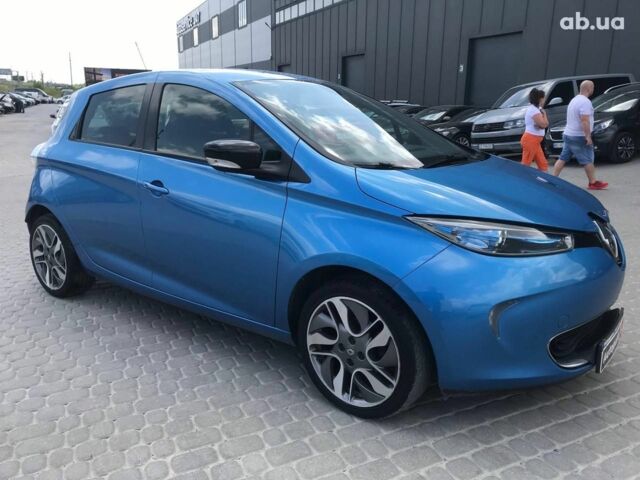 Синий Рено Зое, объемом двигателя 0 л и пробегом 137 тыс. км за 10190 $, фото 2 на Automoto.ua