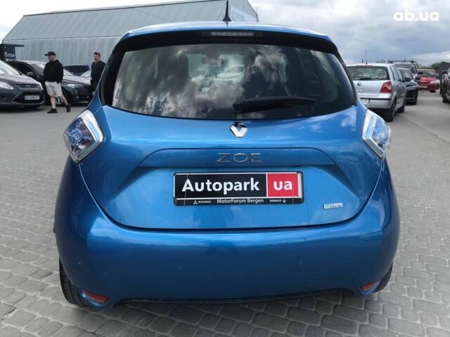 Синий Рено Зое, объемом двигателя 0 л и пробегом 137 тыс. км за 10190 $, фото 7 на Automoto.ua