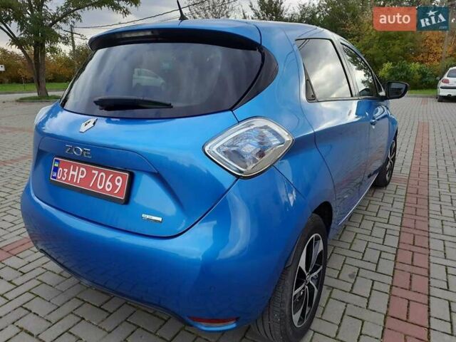 Синий Рено Зое, объемом двигателя 0 л и пробегом 61 тыс. км за 9799 $, фото 14 на Automoto.ua