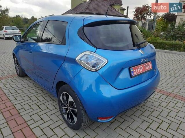 Синий Рено Зое, объемом двигателя 0 л и пробегом 61 тыс. км за 9799 $, фото 10 на Automoto.ua