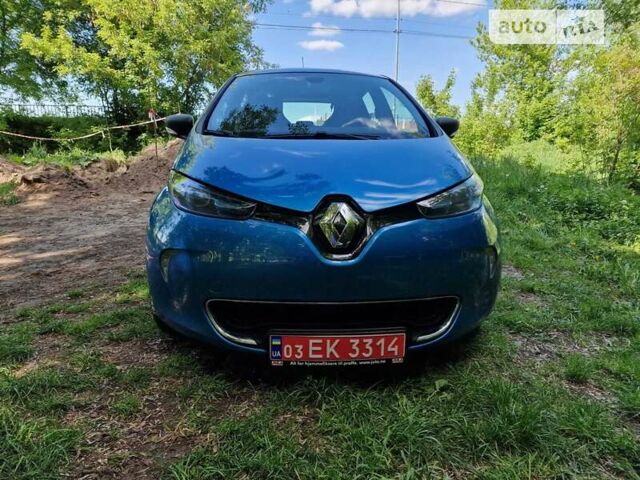 Синій Рено Зое, об'ємом двигуна 0 л та пробігом 90 тис. км за 10600 $, фото 1 на Automoto.ua