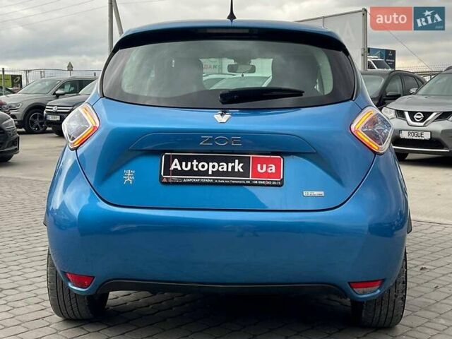 Синий Рено Зое, объемом двигателя 0 л и пробегом 55 тыс. км за 11490 $, фото 7 на Automoto.ua
