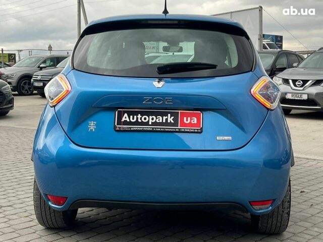 Синий Рено Зое, объемом двигателя 0 л и пробегом 55 тыс. км за 11490 $, фото 7 на Automoto.ua