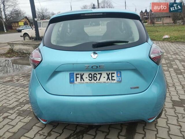 Синий Рено Зое, объемом двигателя 0 л и пробегом 30 тыс. км за 11999 $, фото 7 на Automoto.ua