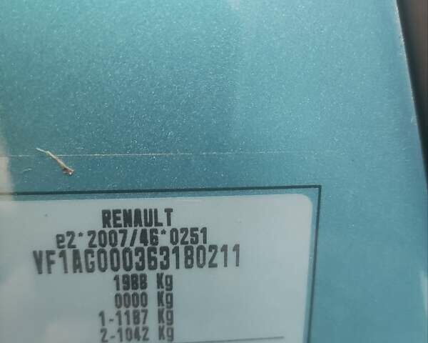 Синий Рено Зое, объемом двигателя 0 л и пробегом 30 тыс. км за 12100 $, фото 8 на Automoto.ua