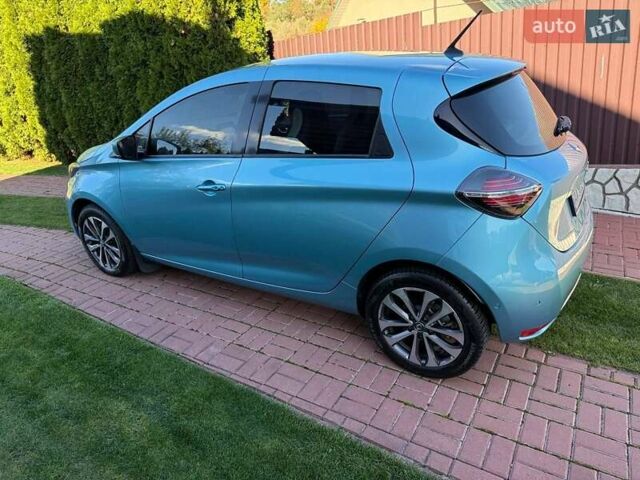 Синий Рено Зое, объемом двигателя 0 л и пробегом 39 тыс. км за 13700 $, фото 1 на Automoto.ua