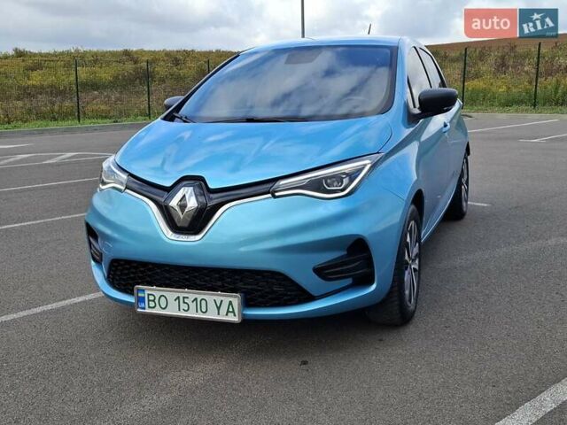 Синий Рено Зое, объемом двигателя 0 л и пробегом 25 тыс. км за 11800 $, фото 3 на Automoto.ua