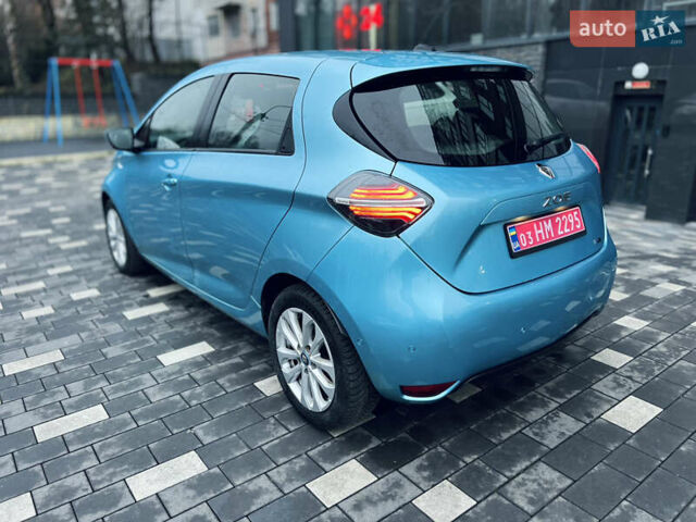 Синий Рено Зое, объемом двигателя 0 л и пробегом 91 тыс. км за 12200 $, фото 6 на Automoto.ua