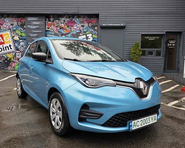 Синій Рено Зое, об'ємом двигуна 0 л та пробігом 58 тис. км за 13000 $, фото 1 на Automoto.ua