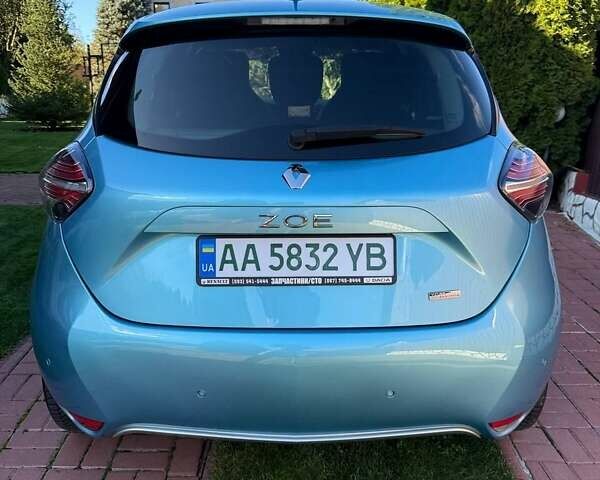 Синий Рено Зое, объемом двигателя 0 л и пробегом 39 тыс. км за 13700 $, фото 2 на Automoto.ua