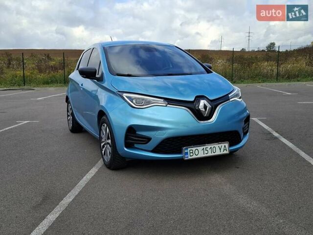 Синий Рено Зое, объемом двигателя 0 л и пробегом 25 тыс. км за 11800 $, фото 1 на Automoto.ua